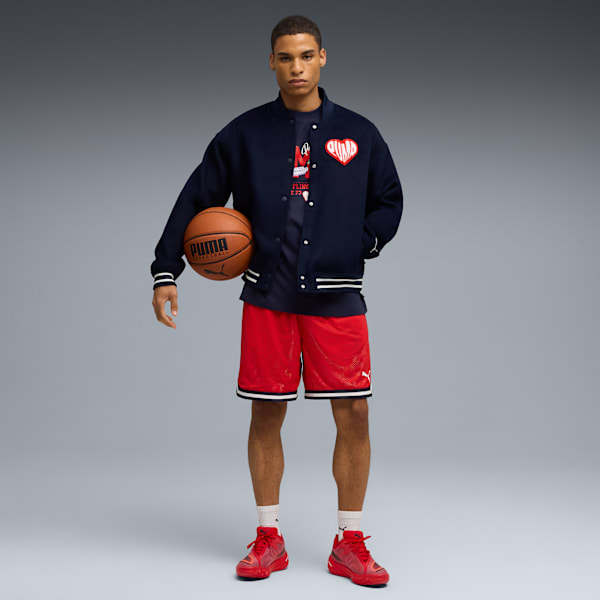 HooperHotline AOP 7" Shorts Men, For All Time Red-AOP, extralarge